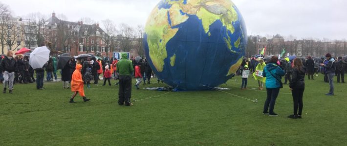 40.000 mensen op Klimaatmars in Amsterdam